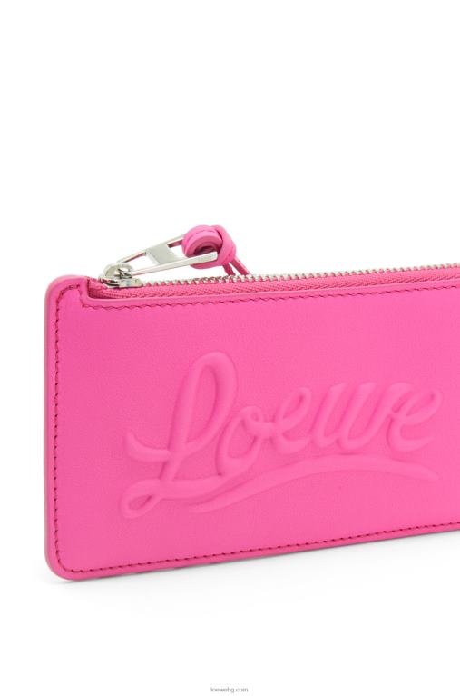 Loewe голяма поставка за монети от класическа телешка кожа F84B81330 Жени фуксия