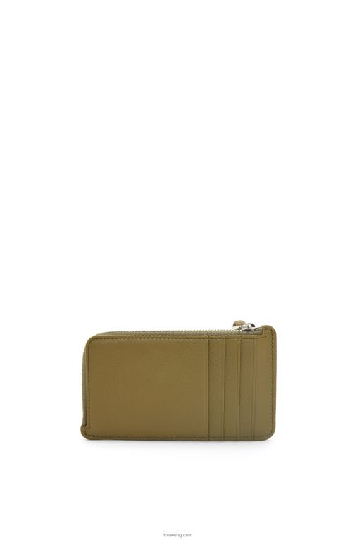 Loewe голяма поставка за монети от класическа телешка кожа F84B81332 Жени маслина