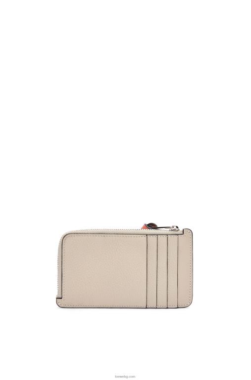 Loewe картодържател за монети от мека зърнеста телешка кожа F84B81337 Жени лек овес/мед