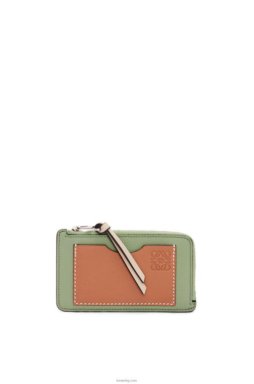 Loewe картодържател за монети от мека зърнеста телешка кожа F84B81338 Жени розмарин/тен