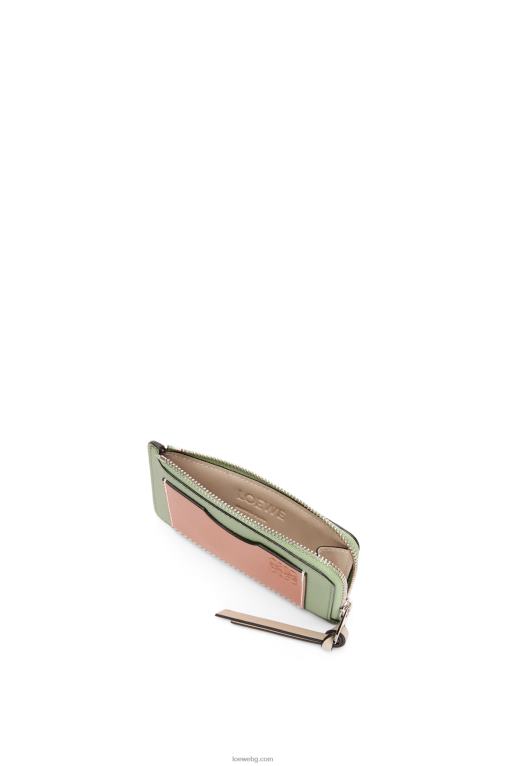 Loewe картодържател за монети от мека зърнеста телешка кожа F84B81338 Жени розмарин/тен
