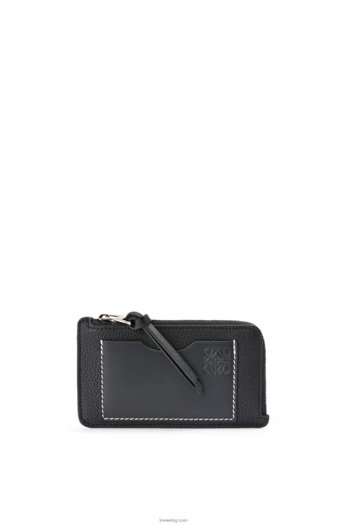 Loewe картодържател за монети от мека зърнеста телешка кожа F84B81339 Жени черен