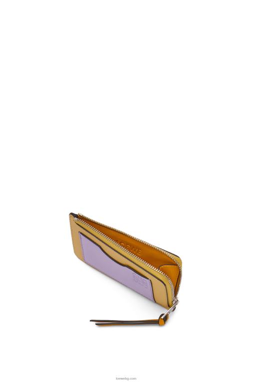 Loewe картодържател за монети от мека зърнеста телешка кожа F84B81341 Жени тъмно масло/лилаво