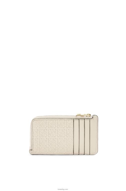 Loewe картодържател за монети от релефна копринена телешка кожа F84B81345 Жени лек овес
