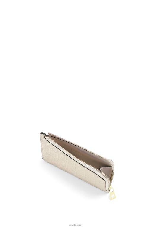 Loewe картодържател за монети от релефна копринена телешка кожа F84B81345 Жени лек овес
