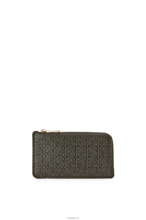 Loewe картодържател за монети от релефна копринена телешка кожа F84B81346 Жени черен