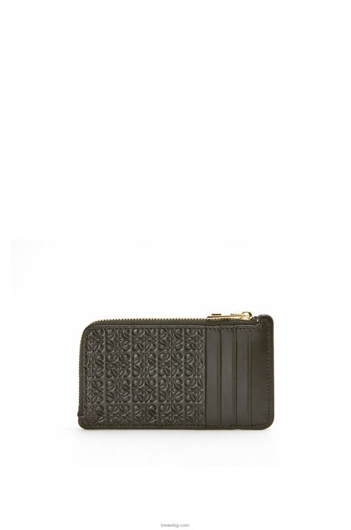 Loewe картодържател за монети от релефна копринена телешка кожа F84B81346 Жени черен