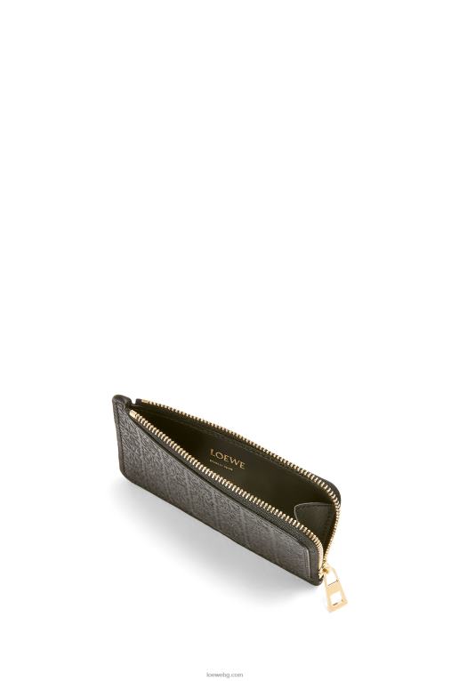 Loewe картодържател за монети от релефна копринена телешка кожа F84B81346 Жени черен