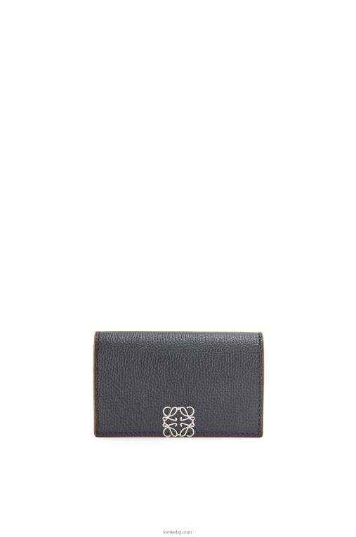 Loewe визитник с анаграма от телешка кожа с камъче F84B81352 Жени черен