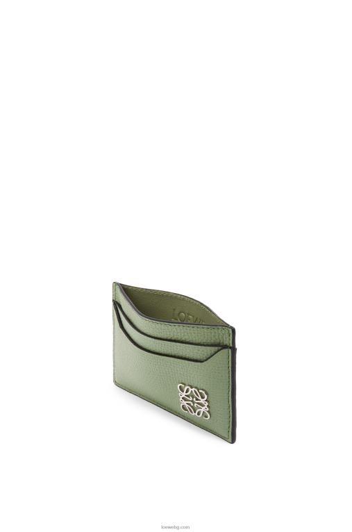 Loewe обикновен картодържател с анаграми от телешка кожа с камъчета F84B81355 Жени розмарин