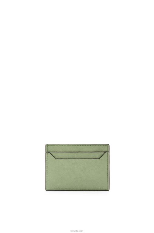 Loewe обикновен картодържател с анаграми от телешка кожа с камъчета F84B81355 Жени розмарин
