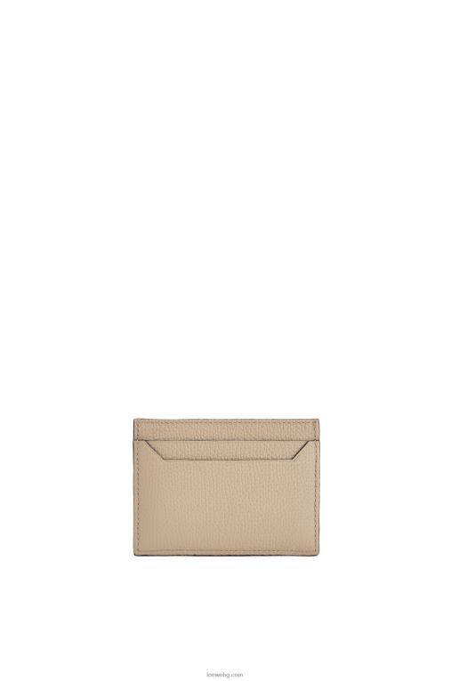 Loewe обикновен картодържател с анаграми от телешка кожа с камъчета F84B81357 Жени пясък
