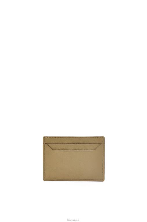Loewe обикновен картодържател с анаграми от телешка кожа с камъчета F84B81371 Жени зелен артишок