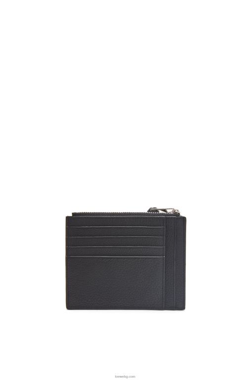 Loewe картодържател за големи монети от мека зърнеста телешка кожа F84B81386 Жени черен