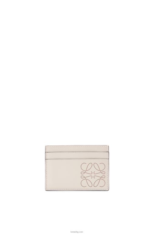 Loewe марка обикновен картодържател F84B81387 Жени лек овесен/тен