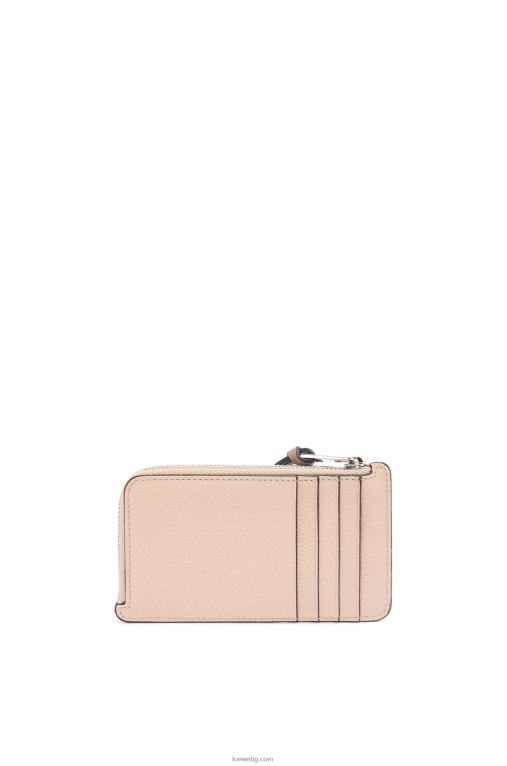 Loewe картодържател за монети от мека зърнеста телешка кожа F84B81393 Жени гол/цитронела