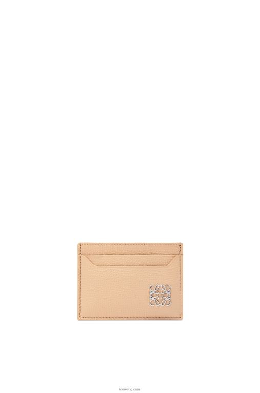 Loewe обикновен картодържател с анаграми от телешка кожа с камъчета F84B81403 Жени голо