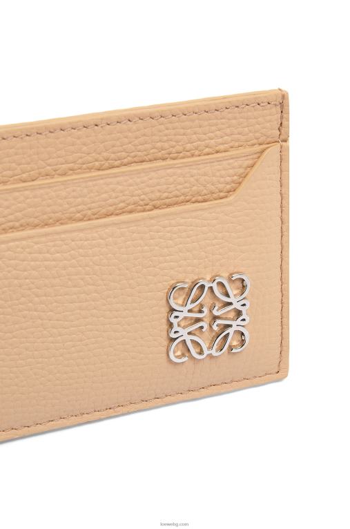 Loewe обикновен картодържател с анаграми от телешка кожа с камъчета F84B81403 Жени голо