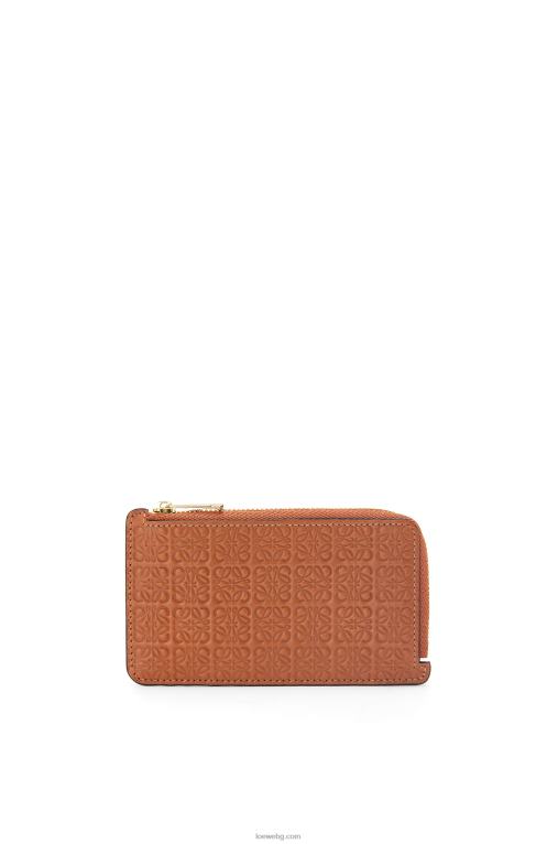 Loewe картодържател за монети от релефна копринена телешка кожа F84B81411 Жени тен