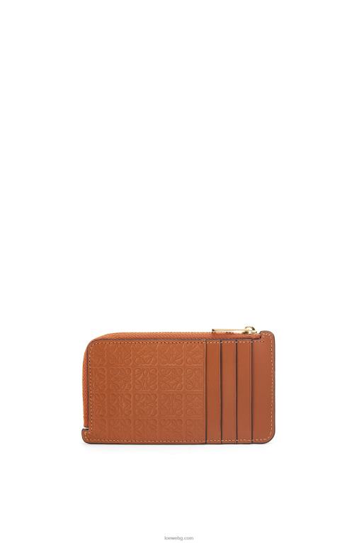 Loewe картодържател за монети от релефна копринена телешка кожа F84B81411 Жени тен