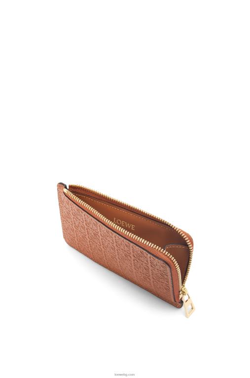 Loewe картодържател за монети от релефна копринена телешка кожа F84B81411 Жени тен