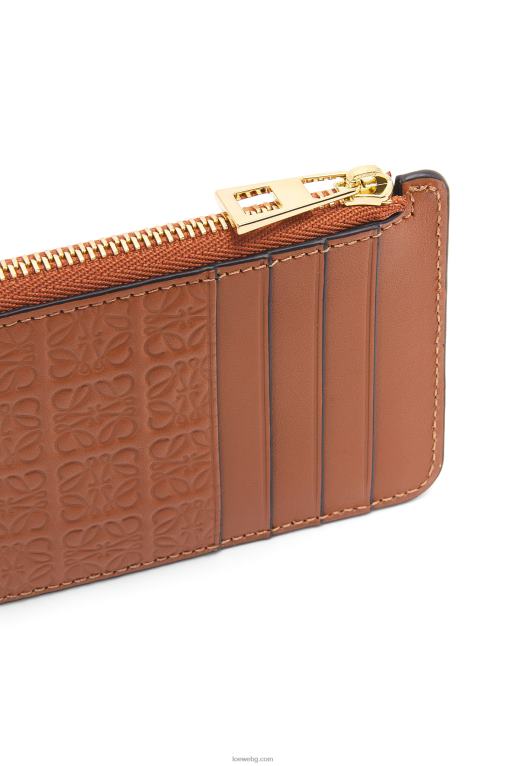 Loewe картодържател за монети от релефна копринена телешка кожа F84B81411 Жени тен