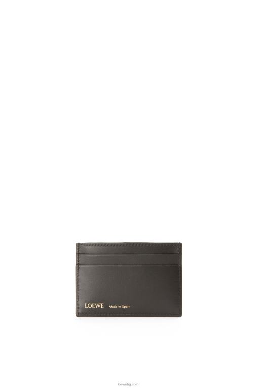 Loewe обикновен картодържател от жакард и телешка кожа F84B81419 Жени тъмносиньо/черно