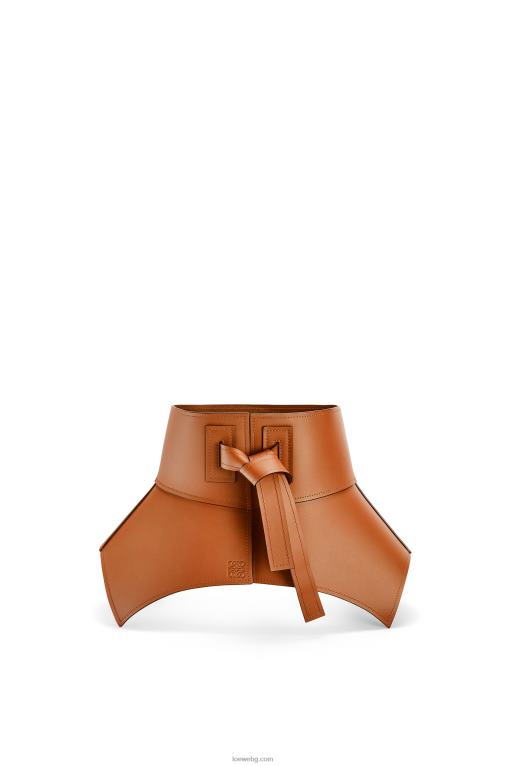 Loewe Оби колан от напа F84B81153 Жени тен