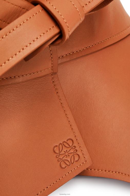 Loewe Оби колан от напа F84B81153 Жени тен