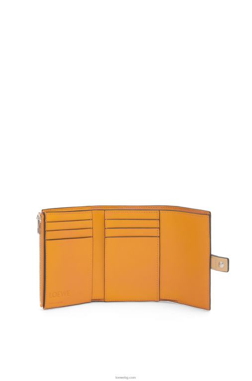 Loewe малък вертикален портфейл от мека зърнеста телешка кожа F84B81267 Жени тъмно масло/лилаво