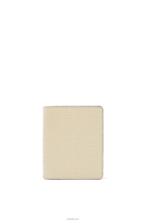 Loewe повторен компактен портфейл с цип от релефна копринена телешка кожа F84B81272 Жени лек овес