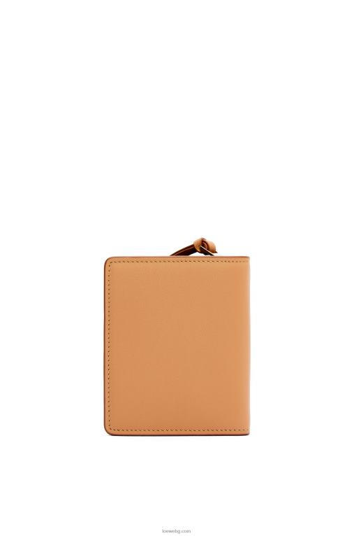 Loewe жаба компактен портфейл с цип в класическо теле F84B81305 Жени топла пустиня