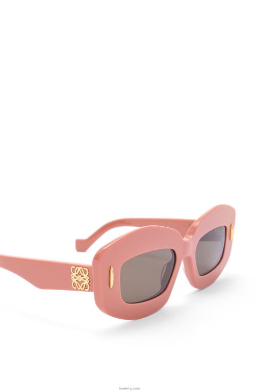 Loewe екран слънчеви очила в ацетат F84B81430 Жени светло розово