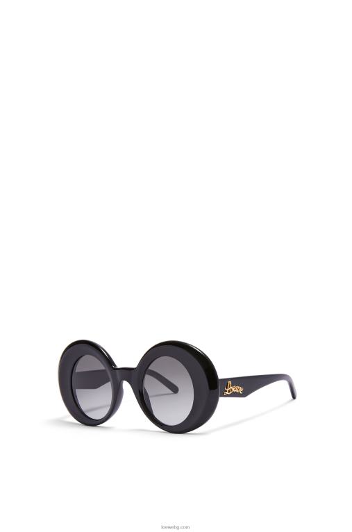 Loewe големи кръгли слънчеви очила от ацетат F84B81481 Жени черен