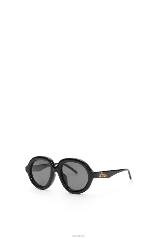 Loewe авиаторски слънчеви очила от ацетат F84B81485 Жени черен