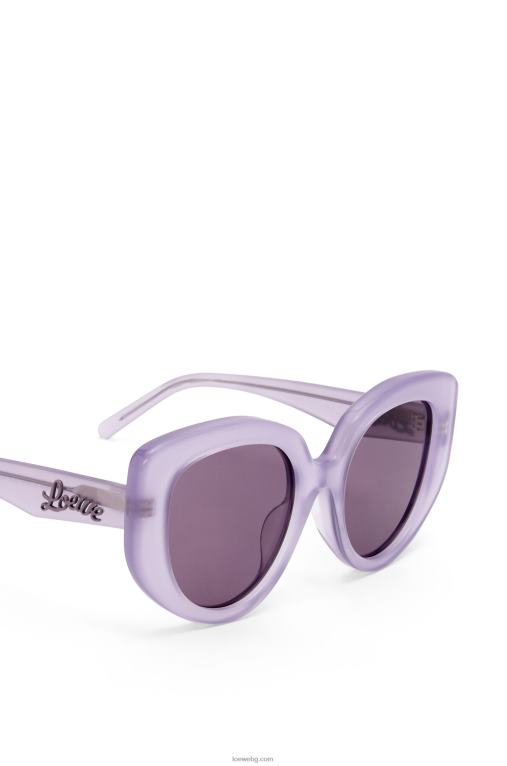 Loewe слънчеви очила тип пеперуда от ацетат F84B81509 Жени люляк