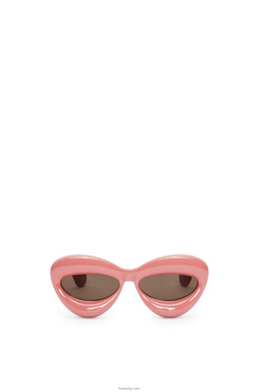 Loewe напомпани найлонови слънчеви очила тип cateye F84B81421 Жени прашно розово