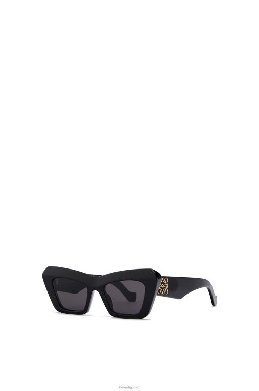 Loewe слънчеви очила cateye в ацетат F84B81478 Жени черен