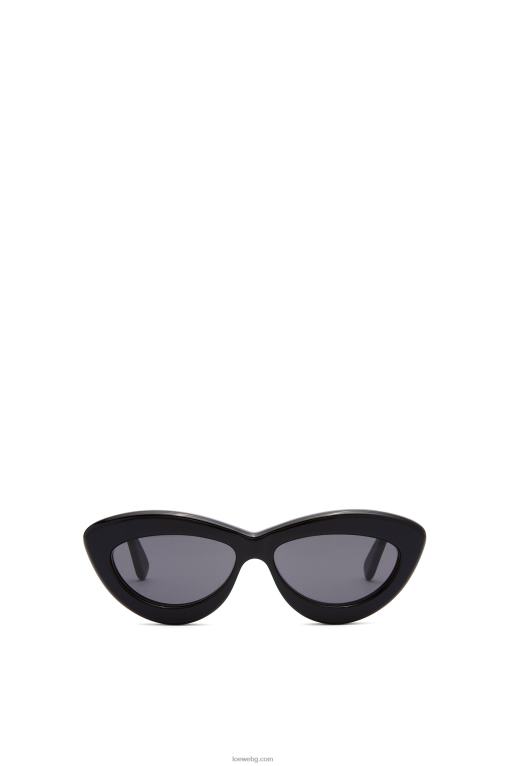 Loewe слънчеви очила cateye в ацетат F84B81495 Жени черен