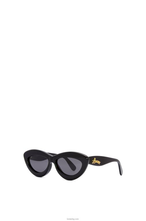 Loewe слънчеви очила cateye в ацетат F84B81495 Жени черен