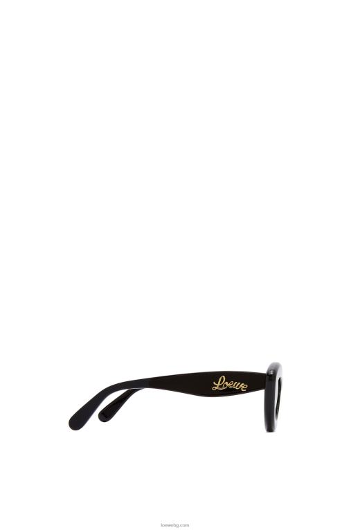 Loewe слънчеви очила cateye в ацетат F84B81495 Жени черен