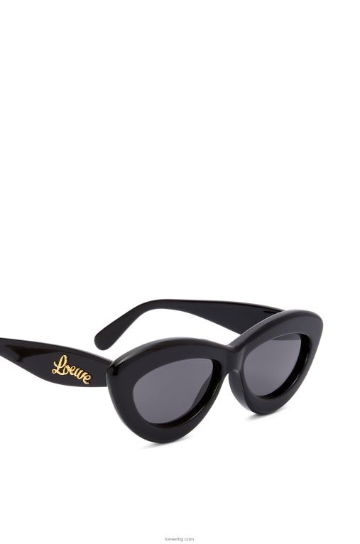 Loewe слънчеви очила cateye в ацетат F84B81495 Жени черен