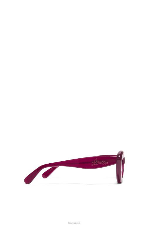 Loewe слънчеви очила cateye в ацетат F84B81506 Жени череша