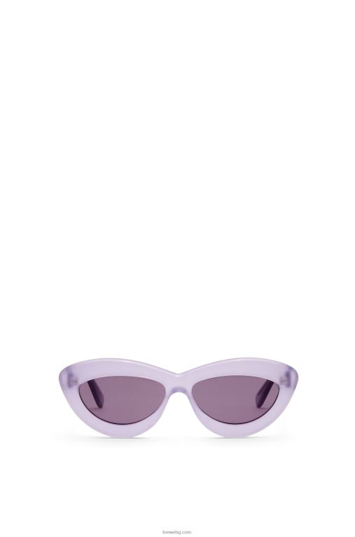 Loewe слънчеви очила cateye в ацетат F84B81508 Жени люляк