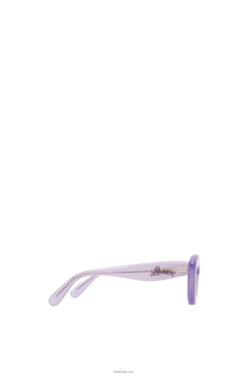 Loewe слънчеви очила cateye в ацетат F84B81508 Жени люляк