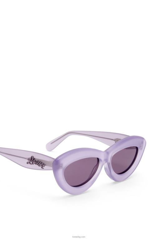 Loewe слънчеви очила cateye в ацетат F84B81508 Жени люляк