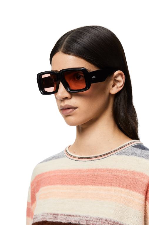 Loewe paula's ibiza гмуркане в маска слънчеви очила F84B81471 Жени лъскаво черно