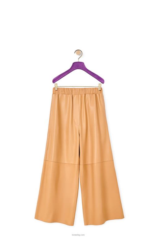 Loewe съкратен панталон с ластик F84B81146 Жени масло