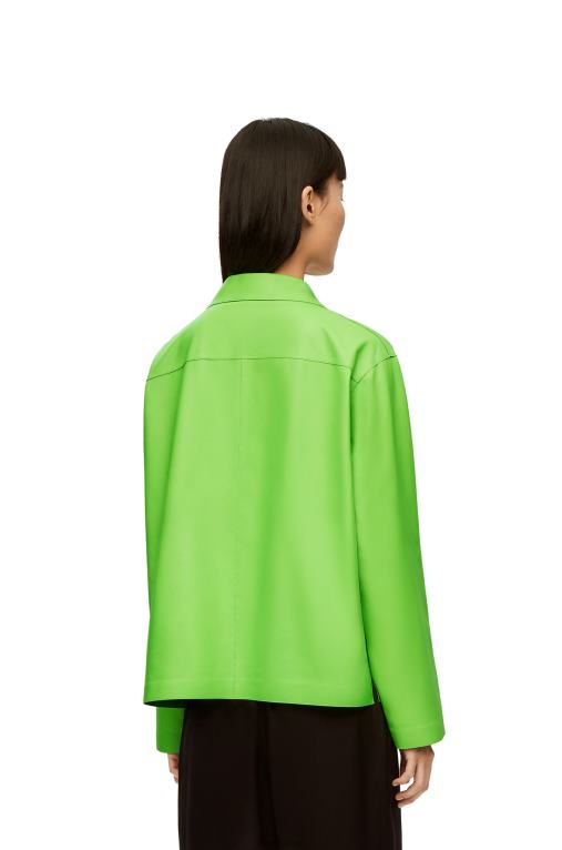 Loewe анаграма пижама блуза от напа F84B8884 Жени fluo зелено