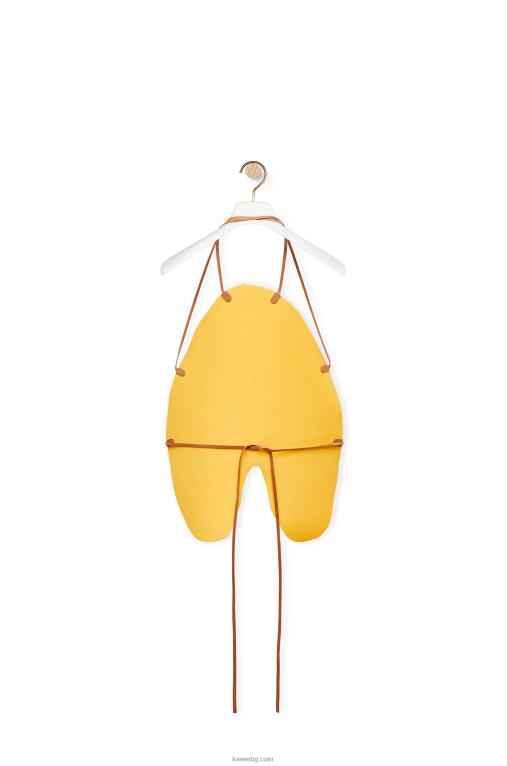 Loewe връх на листа от алоказия F84B8860 Жени ярко оранжево